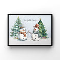 Load image into Gallery viewer, Personalised Snowman Family