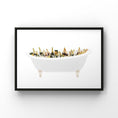 Load image into Gallery viewer, Champagne Watercolor Bathroom Print - Cute Bathroom prints