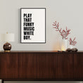 Load image into Gallery viewer, Funky Music Lyrics Print - Typography Wall Art - Rap Prints - Retro Posters