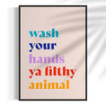 Load image into Gallery viewer, Prints for bathroom, Bathroom decor, Bathroom accessories, prints in UK, A1, toilet print, toilet paper art, wall art prints, bathroom sign