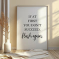 Load image into Gallery viewer, Funny Bathroom Print: 'Flush Again' Toilet Poster