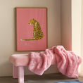 Load image into Gallery viewer, Pink Leopard Print: Colorful Animal Wall Art
