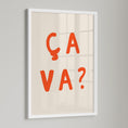 Load image into Gallery viewer, Ça Va? French Print: Colourful Hallway Welcome Art