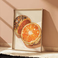 Load image into Gallery viewer, Orange Disco Ball Print: Quirky Kitchen & Dining Room Wall Art