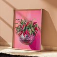 Load image into Gallery viewer, Disco Ball Art |Chilli Pepper Kitchen Poster | Eclectic Maximalist Print | Colourful Gallery Wall Ideas
