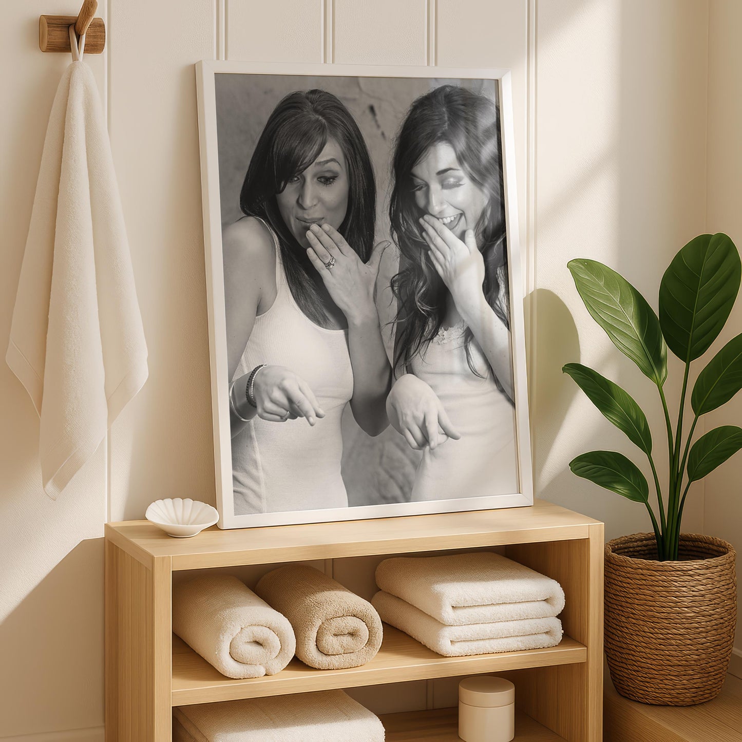 Funny Bathroom Print | Black and White Wall Art for Bathroom Decor | Toilet Poster