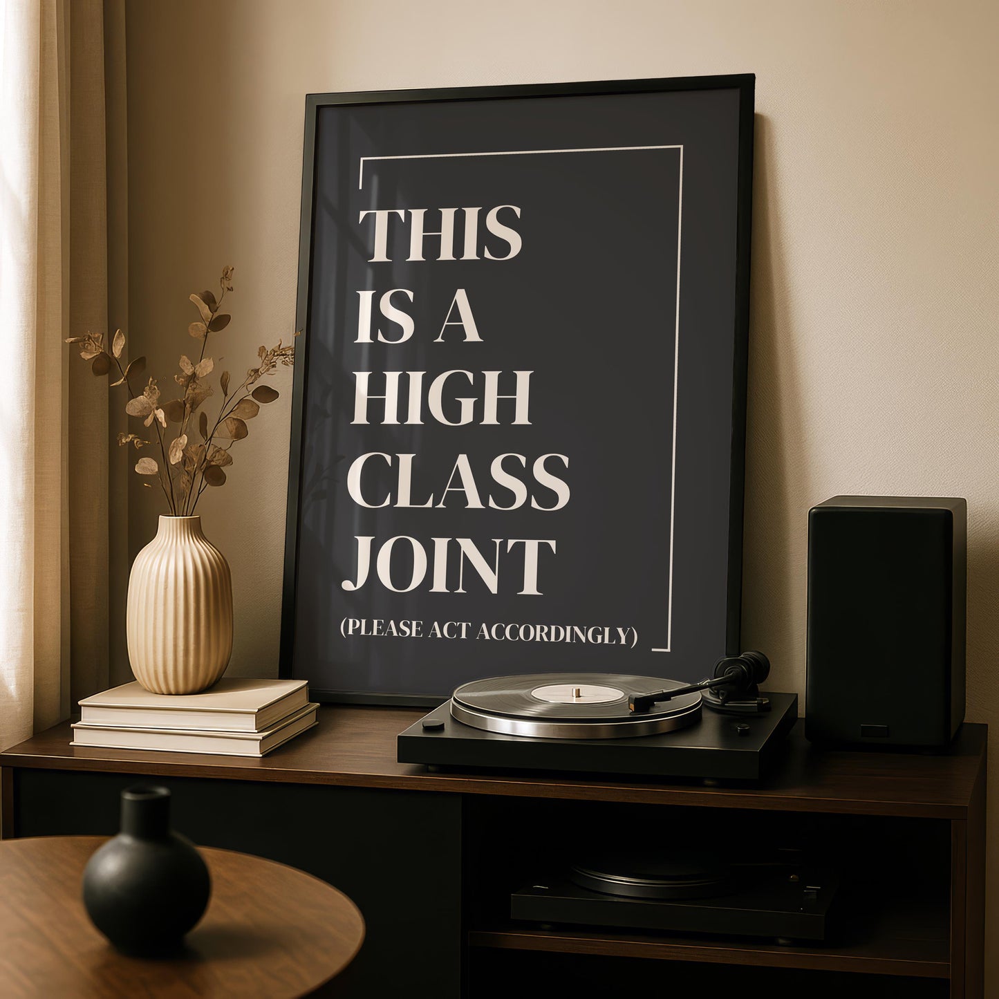Sarcastic Humor Quote Print - Typography Prints - Funny Poster - Dark Wall art