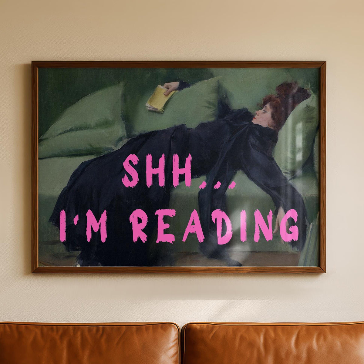 Altered Art - Reading Prints - Vintage Old Prints - Gallery Wall Decor