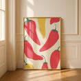 Load image into Gallery viewer, Chilli Pepper Print - Funky Kitchen Wall Art - Spicy Kitchen Decor