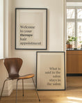 Load image into Gallery viewer, Set of 2 Salon Prints - Salon Decor - Hair Dressers Wall Art