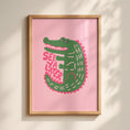 Load image into Gallery viewer, See ya later alligator - hallway prints - Hallway Decor - Goodbye Prints