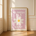 Load image into Gallery viewer, Bathroom Daisy Print - Cute Wall Art - Bathroom Decor - Toilet Art
