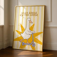 Load image into Gallery viewer, Silly Goose Print - Why so serious goose - Quirky Animal Wall Art