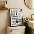 Load image into Gallery viewer, Bathroom Rules Print | Funny Toilet Decor Sign | WC Wall Art Poster | Cloakroom Accessories