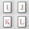 Load image into Gallery viewer, Monogram Floral letter
