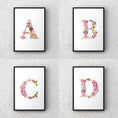 Load image into Gallery viewer, Monogram Floral letter