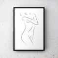 Load image into Gallery viewer, Line Art Woman