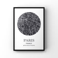 Load image into Gallery viewer, City map prints (Set of 3)