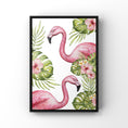 Load image into Gallery viewer, Set of 3 flamingo prints