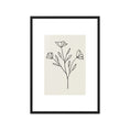 Load image into Gallery viewer, Set of 3 flower line art drawings