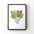 Load image into Gallery viewer, Set of 6 watercolour plants