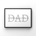 Load image into Gallery viewer, Personalised Dad Print