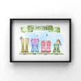 Load image into Gallery viewer, Personalised Welly Print