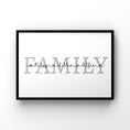 Load image into Gallery viewer, Personalised Family Print