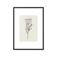 Load image into Gallery viewer, Set of 3 flower line art drawings