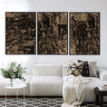 Load image into Gallery viewer, Setof 3 bronze acrylic prints