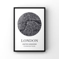 Load image into Gallery viewer, City map prints (Set of 3)