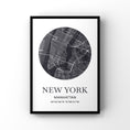 Load image into Gallery viewer, City map prints (Set of 3)