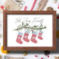 Load image into Gallery viewer, Personalised Christmas stockings 2