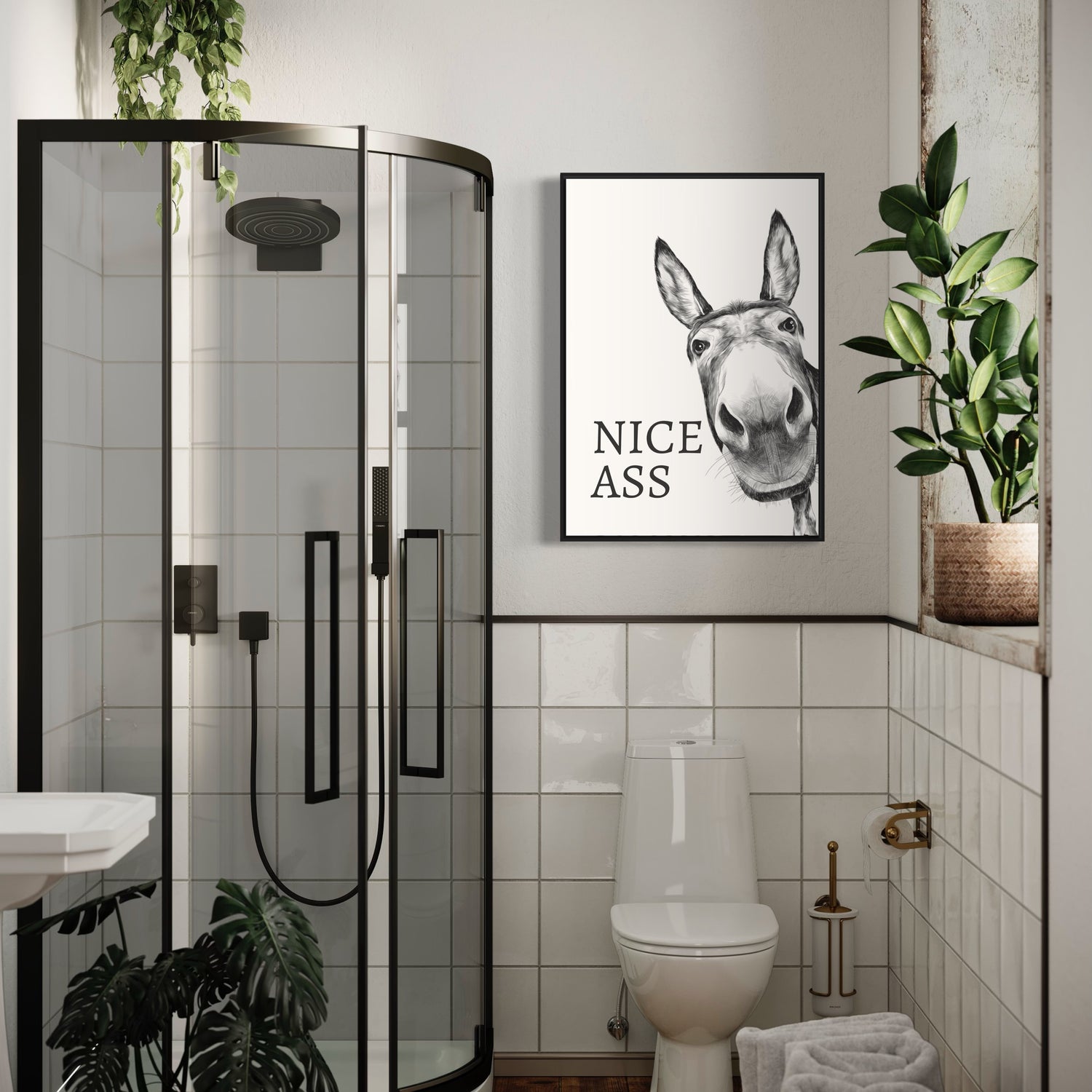 Bathroom prints