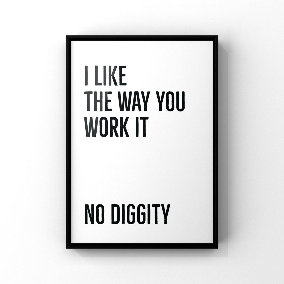 Music Lyrics Print Set | Gallery Wall Art Pack of 4 | Modern Home Decor | Hip Hop Print