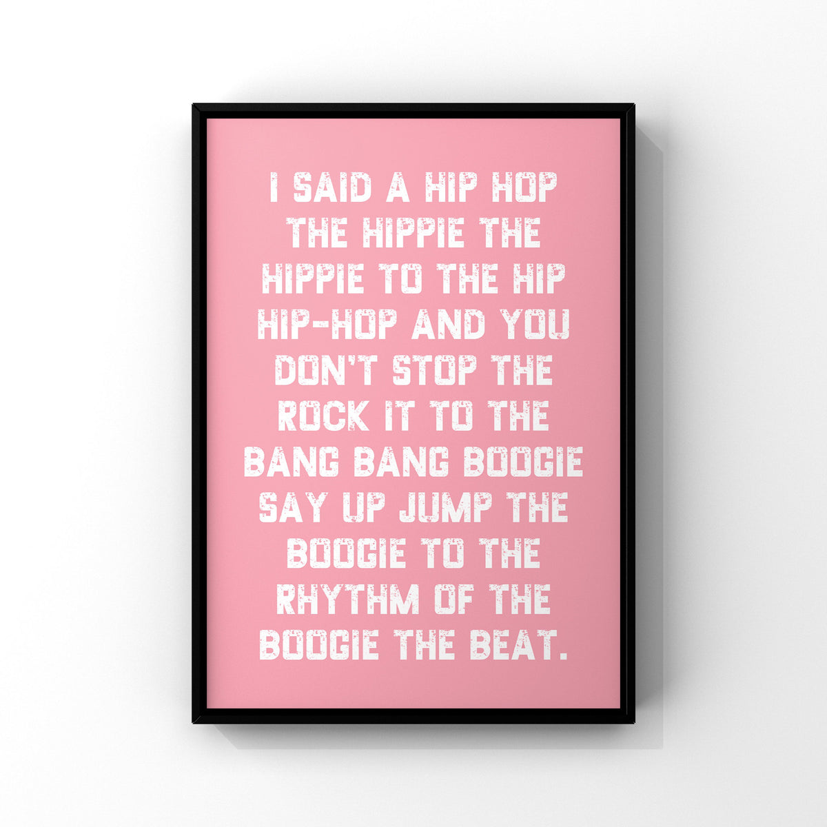 Rap Music Print, Hip Hop Lyrics Poster, Song Art, Bedroom Decor