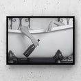 Load image into Gallery viewer, Glam Bathroom Print: Champagne Tub - Black & White Wall Art
