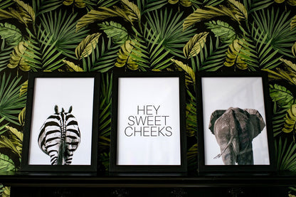 Funny Bathroom Prints |Set of 3 Posters | Animal Wall Art |