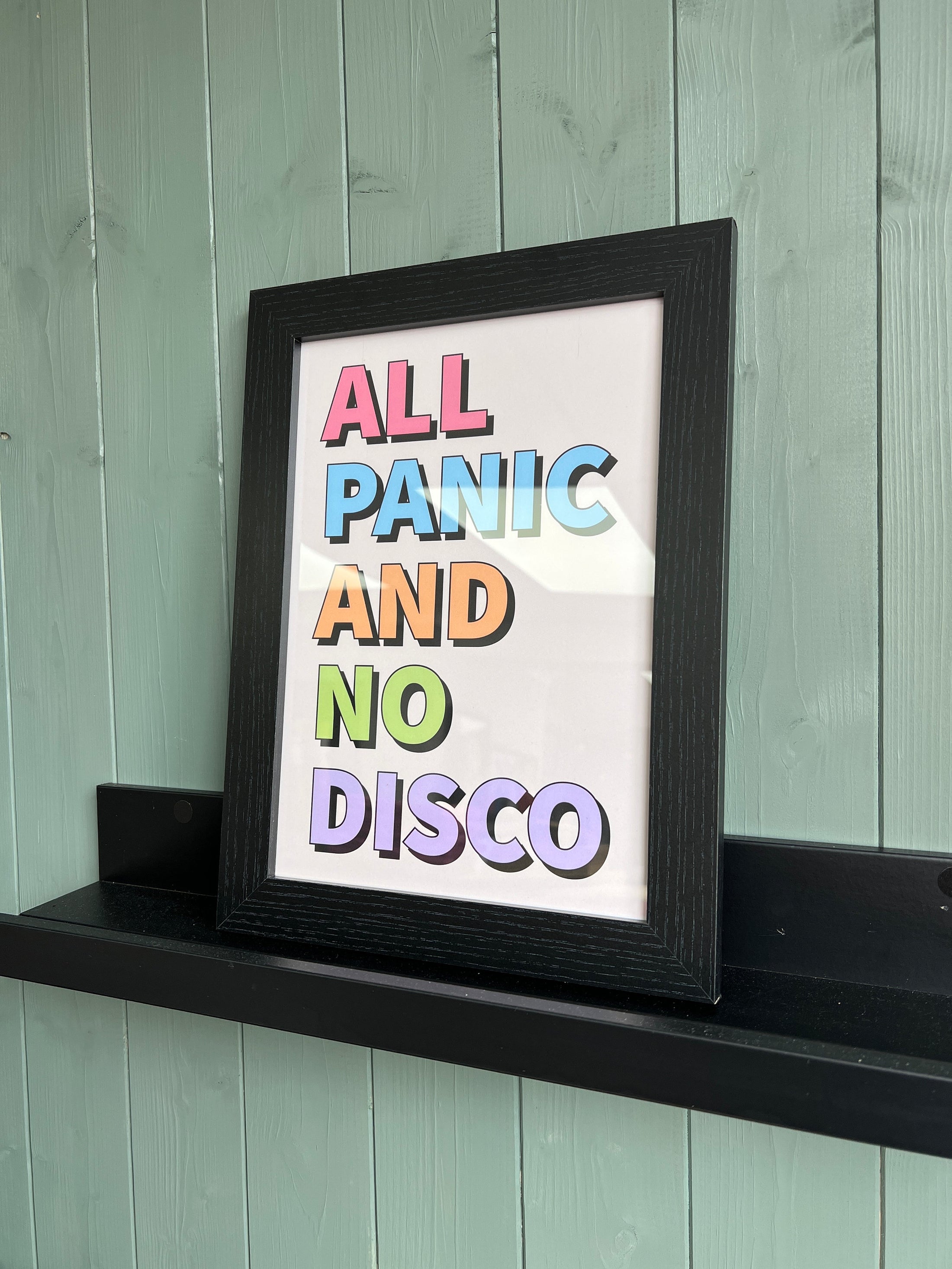 Panic! At The Disco Lyric Print: Emo Gallery Wall Art