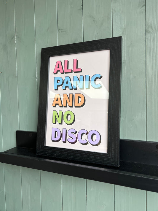 Panic! At The Disco Lyric Print: Emo Gallery Wall Art