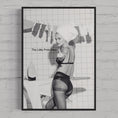 Load image into Gallery viewer, Funny Laundry Room Print: Sassy Woman, Black Accessories
