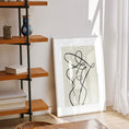 Load image into Gallery viewer, Abstract Line Art Print - Neutral Minimalist Decor - Line Prints
