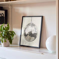 Load image into Gallery viewer, Disco Ball Print | Fun Gallery Wall Art | Eclectic Decor
