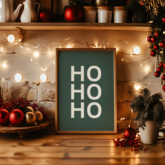 Ho Ho Ho, Christmas decor, Christmas prints, Christmas poster, Christmas decorations, Christmas wall art, Christmas wall art, Xmas prints,