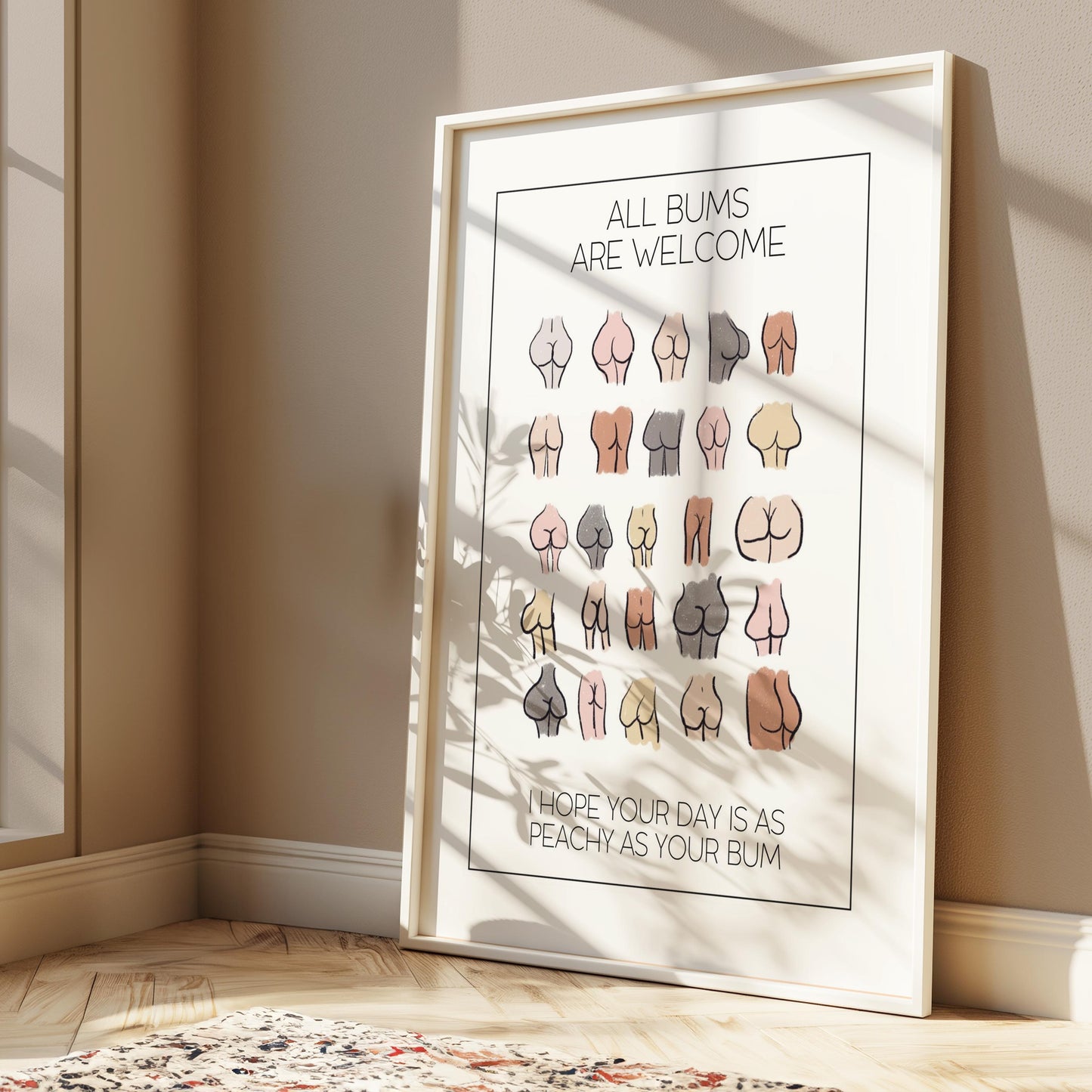 Funny Bathroom Print | Quirky Restroom Wall Art | Toilet Poster