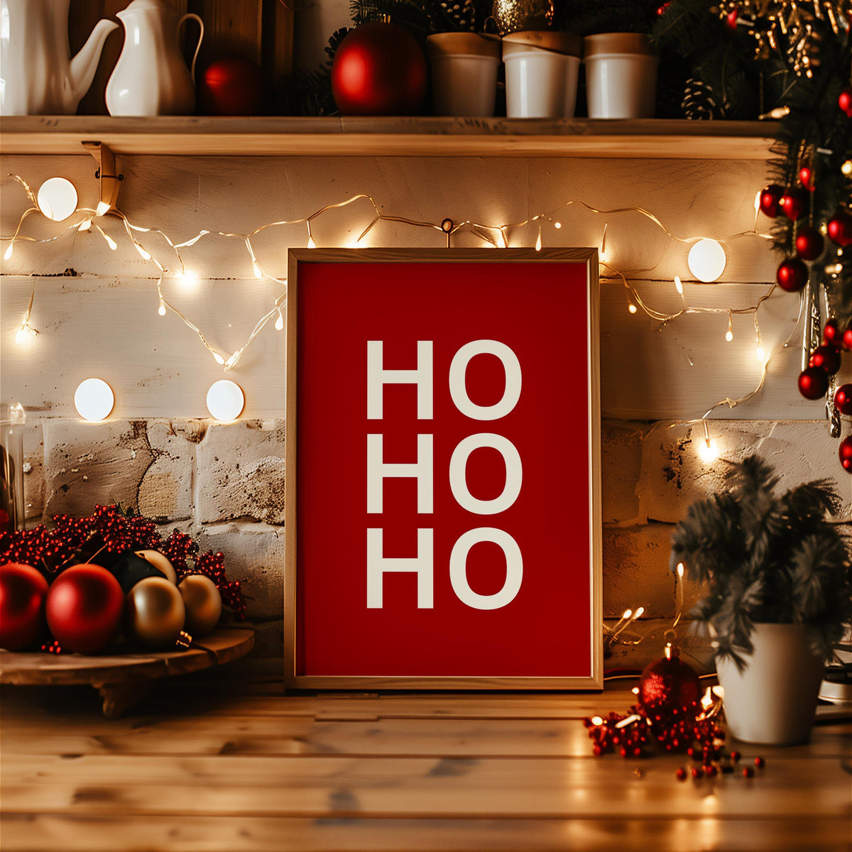Ho Ho Ho, Christmas decor, Christmas prints, Christmas poster, Christmas decorations, Christmas wall art, Christmas wall art, Xmas prints,