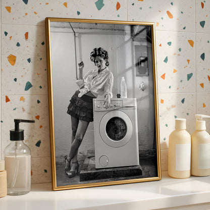 Laundry Decor | Utility Room Prints | Washing machine Art