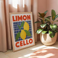 Load image into Gallery viewer, Limoncello Kitchen Print - Colourful Lemon Wall Art - Kitchen Dining Room Poster
