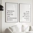 Load image into Gallery viewer, Sarcastic Prints - Funny Set of 2 prints - Crazy House Poster
