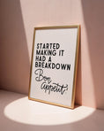 Load image into Gallery viewer, Funny Kitchen Wall Art  Print -  Bake Off 'Bon Appetit' Quote - Cooking Decor - James Akester Quotes - Pink Prints
